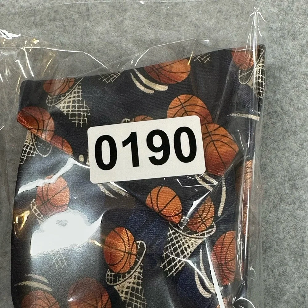 Steven Harris Hand Made Mens Tie Polyester Jacquard Basketball Novelty 58x3.5 in